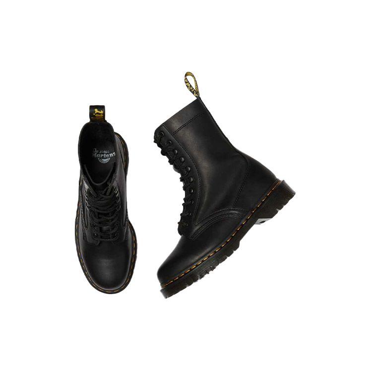 Dr. Martens Šněrovací boty ke kotníku s kulatou špičkou Unisex boty Černá 26361001