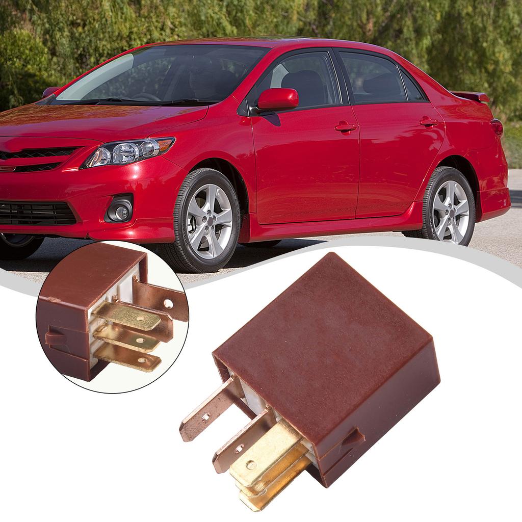 Car Relay ABS Accessories Brown For Tacoma Crusier Perfect Fit Plug And Play Replacement 90987-04004 156700-0860