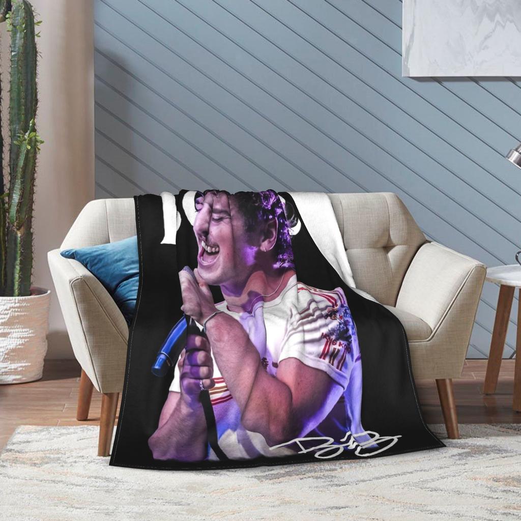 Benson Boone American Heart Tour 2025 Print Blanket For Men Women Warm Cozy Fluffy Throw Blankets for Living Room 50x60 Inches