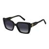 Marc Jacobs Logo Design Plastic Irregular Sunglasses Women Black MARC733S8079O