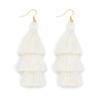 2020 3 Layered Bohemian Fringed Luxury Statement Tassel Earrings 2020  Boho Fashion Jewelry Women Long Drop Dangle Earrings