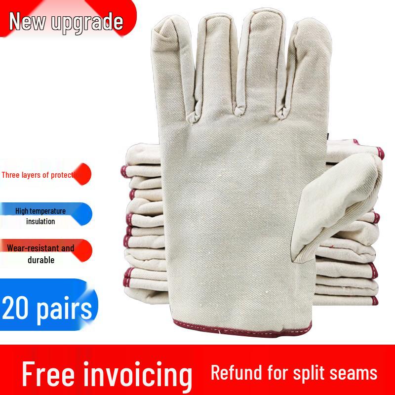 Yuzhuxun Canvas Work Gloves