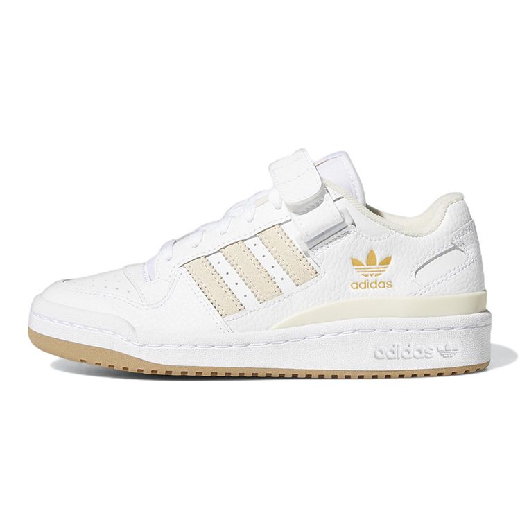 Adidas Originals Forum Low Velcro Low Top Kids Skate Shoes Off White Kids Skate Shoes GZ3875