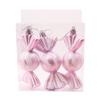 Electroplated Plastic Christmas Tree Candy Ornaments
