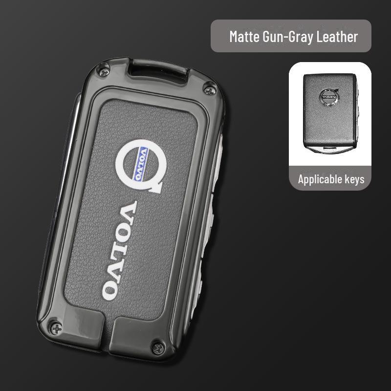 Volvo Key Cover for XC60 & S90: Car Accessories Shell for XC90, XC40, S60L - Buckle Bag Included