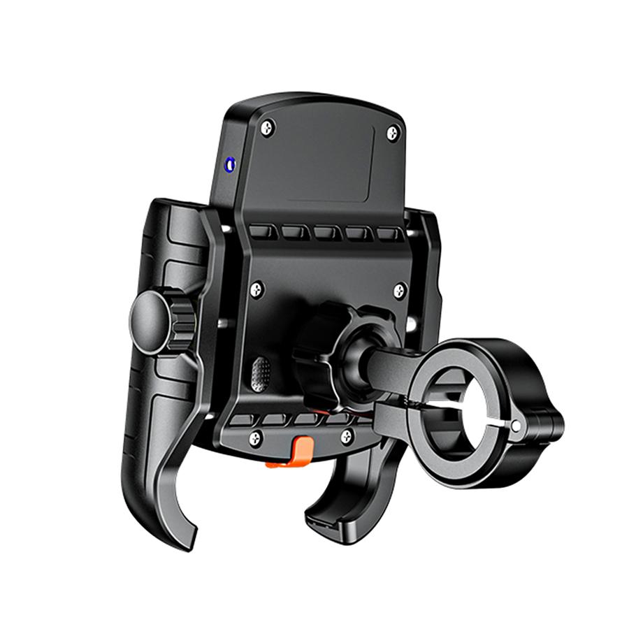 Motorcycle Wireless Charger Holder Phone Mount USB C QC 3.0 Fast Charging Cradle