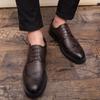Oxford Leather Shoes Men Classic Formal Casual Business Brogues Leahter Shoes Men Wedding Men's Dress Shoes
