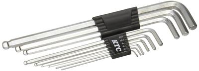 Kyoto Machinery Tools Ball Point L Type Long Hex Wrench Set 9 Pieces HL259BSP (KTC)