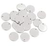 6 8 10 12 15 18 20 25mm Charms 316 Stainless Steel Gold Plated Round One Hole Charm DIY Necklace Pendant Jewelry Finding