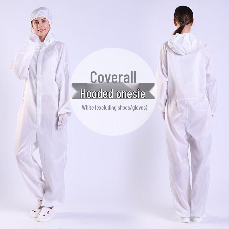 Dust-Free Anti-Static Hooded Jumpsuit