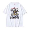 Save A Horse Ride A Cowboy Graphic T Shirt Men Women Summer 100% Cotton High Quality T Shirts Vintage Oversized Fashion T Shirt