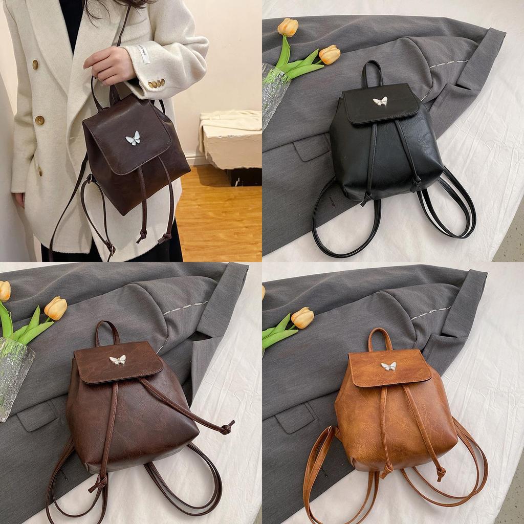 Pu Fashion Backpack For Women Large Capacity Casual Street Style With Durable Wear Resistant Material