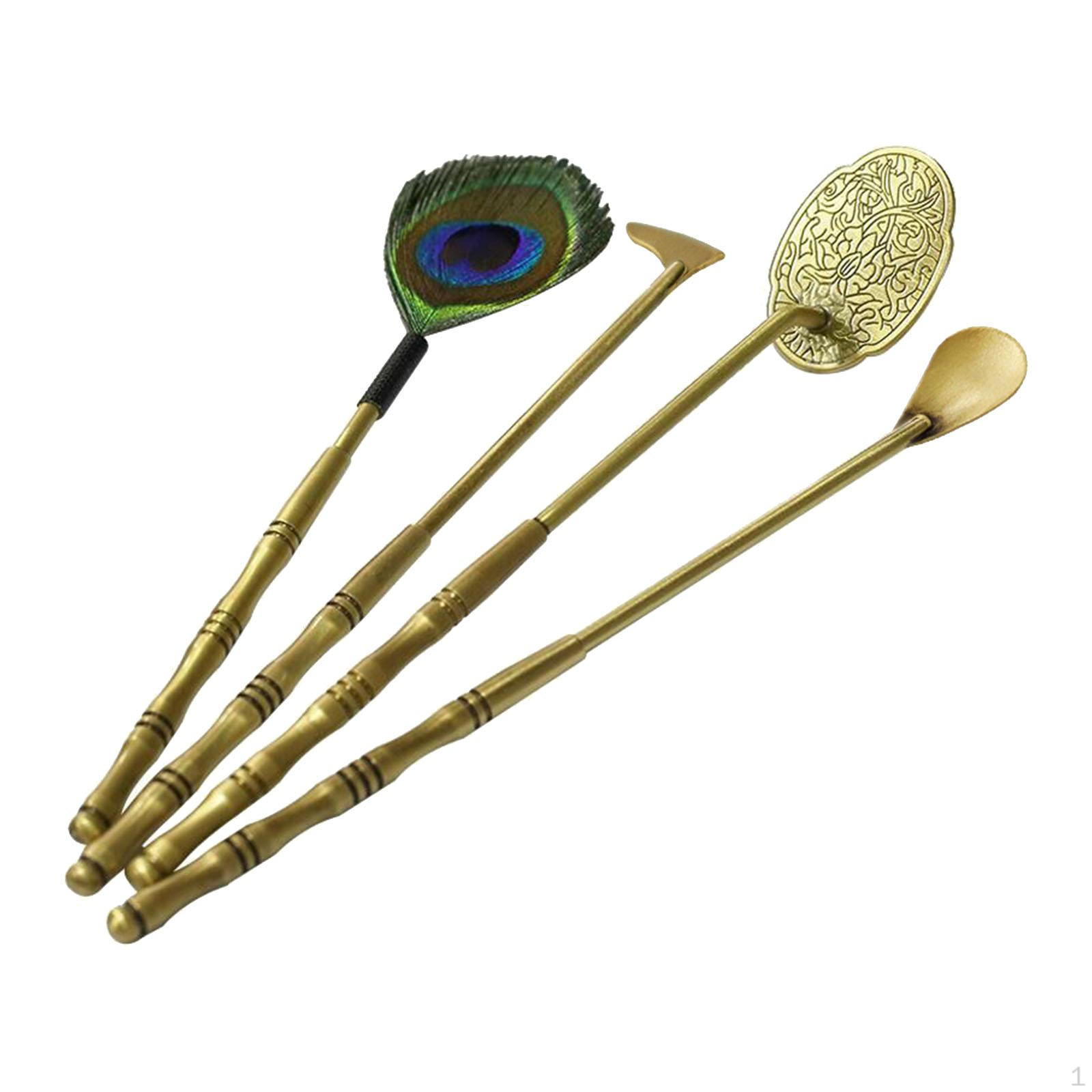 

Portable Making Kit Copper Durable Spoon DIY Tool Set for Burner Accessory