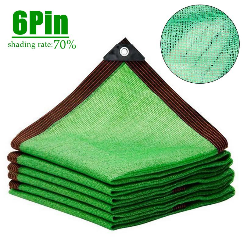 Green Sunshade Net Anti-UV Garden Balcony Plant Shade Cover Net Outdoor Patio Car Sun Shade Canopy Swimming Pool Shade Cloth