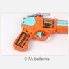 Kids Toy Pistol Electric Flash Music Colorful Rotating Projection Sound and Light Children's Toy Gun Gift