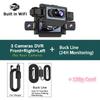 4-Channel 360° Dash Cam for Cars – WiFi APP, 1080P, 4 Camera Lenses, Rear View, Video DVR