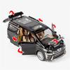 1/32 Toyota Vellfire MPV Alloy Car Model Sound and Light Pull Back Children's Toy Collectibles Birthday Gift