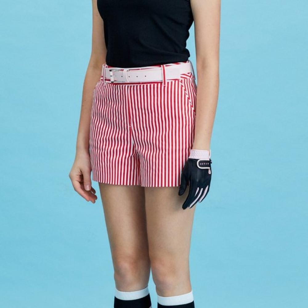 ONOFF Calções de Algodão Listrados para Mulher S Of5713la Vermelho