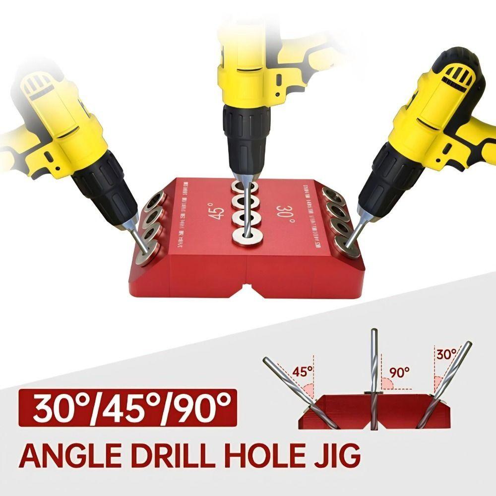 High Hardness Angle Angle Drill Guide Cable Railing Drill Jig  Stairs Handrail