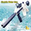 Sommer Vollautomatische Elektrische Wasserpistole Wiederaufladbar Langreichweitig Dauerfeuer Weltraum Party Spiel Spritzen Kinderspielzeug Jungengeschenk