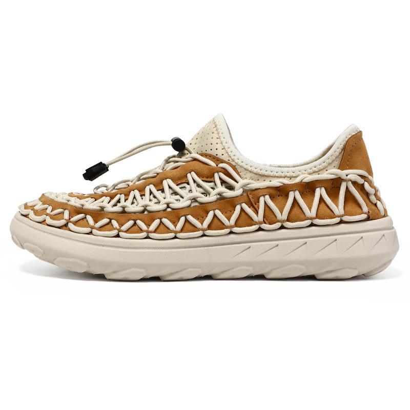 Scarpe da uomo estate nuove scarpe traspiranti in rete intrecciata sandali casual da esterno per la spiaggia