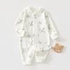 Baby Cotton Romper Long Sleeve Newborn Infant Onesie Spring Autumn Soft Pajamas Crawling Suit for Boys and Girls