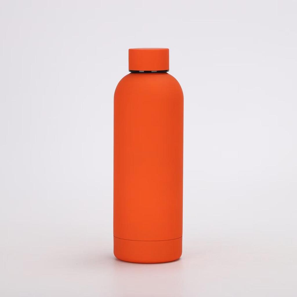 Sport-Thermosflasche aus mattiertem Edelstahl - Großes Fassungsvermögen, Güteklasse 304.