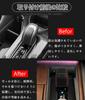 Hearsheng Genuine Leather Material Shift Knob Cover for Toyota New Prius ZVW60 ZVW65 MXWH60