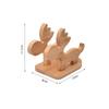 Bamboo Phone & Tablet Holder with Amplifier - Customizable Logo