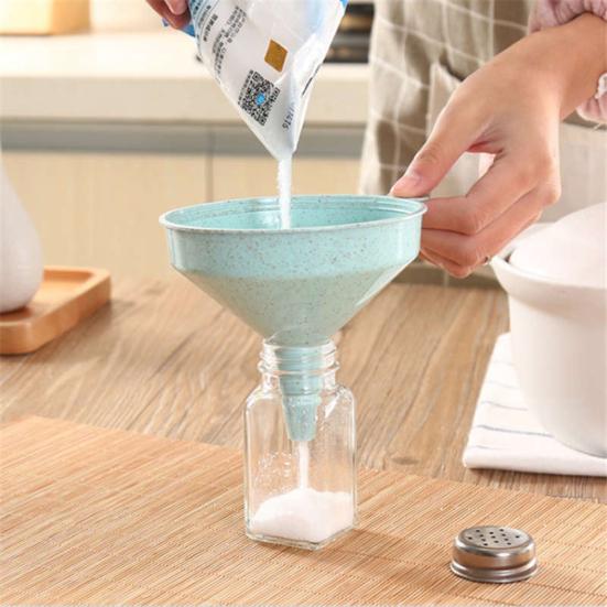 Practical Plastic Liquid Oil Funnel Pour Transferring Tool Household Kitchen