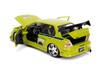 Jada Toys Fast & Furious Series 1/24 F&F Mitsubishi Lancer Evo VII Green/Graphics (Brian) Finished Product