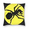 Techno Rave Ant Square Pillowcase Polyester Linen Velvet Pattern Zip Decorative Pillow Case Bed Cushion Cover Wholesale
