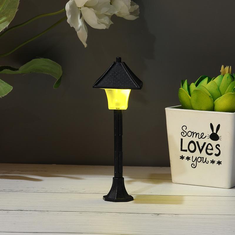 Creative Miniature Simulation Street Light Model Light Home Decoration Desktop Ornament