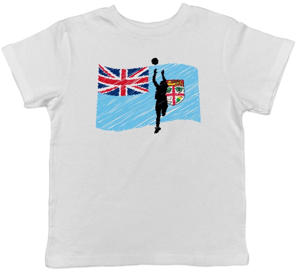 Fiji Netball Boys Girls Kids Childrens T-Shirt 140
