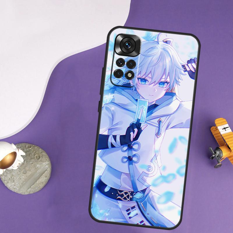 Genshin Impact Chongyun Case For Xiaomi Redmi Note 13 14 Pro 12 9 10 11 Pro 10S 11S 12S Redmi 14C 13C 10C 12C Cover