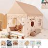 Children's Extra Long Indoor Princess Castle Tent with Mosquito Net