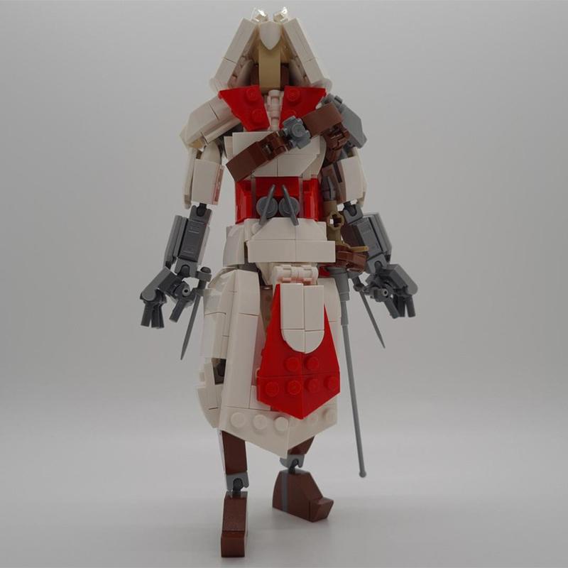 355pcs MOC Assassin S Creed Ezio Brotherhood Model Building Blocks Construction Christmas Gifts Toy Creative DIY Idea Assemble