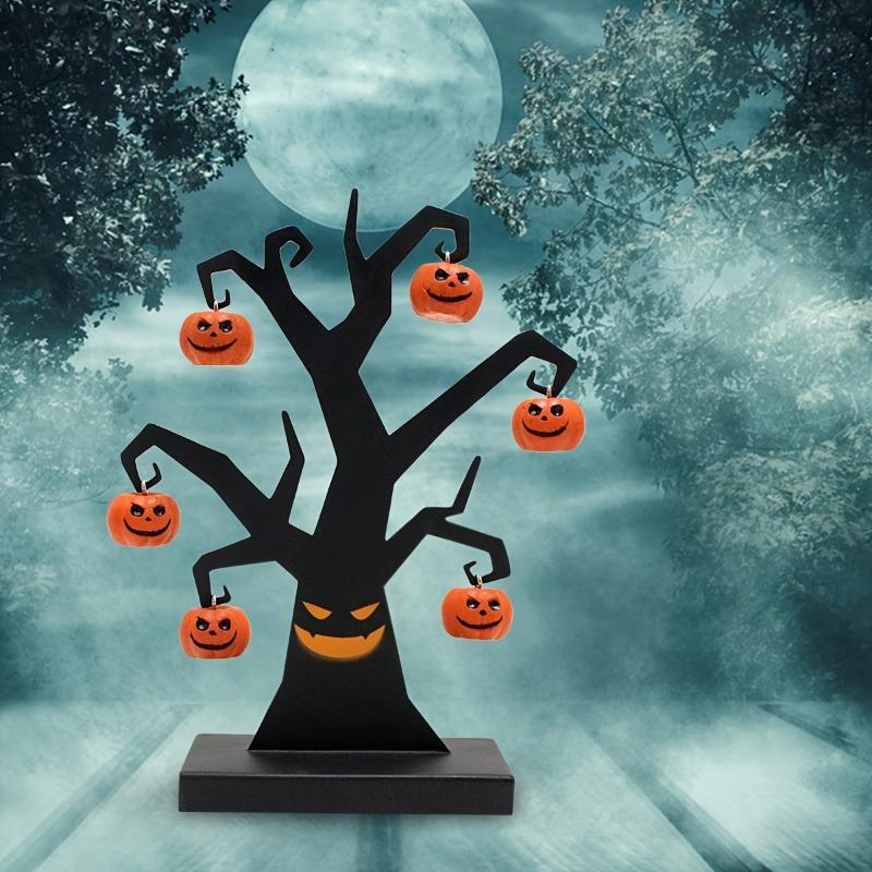 1 szt. Dekoracja drzewka dyniowego Wisząca lampion Jack Ozdoba stołowa Bez zasilania Motyw Halloween
