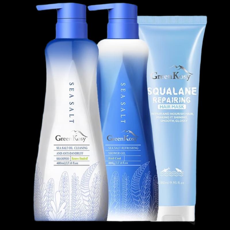 Green Valley Sea Salt Oil Control Anti-Dandruff Hair Care Set