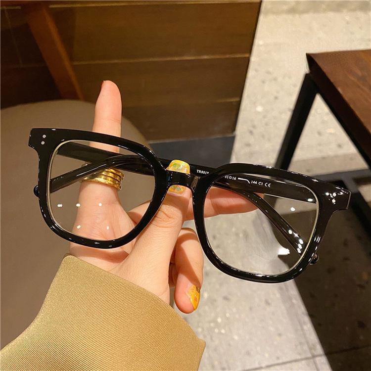 

Женские очки с защитой от синего света, модные простые классические очки для отдыха, простые очки в большой квадратной оправе, студенческие очки для путешествий