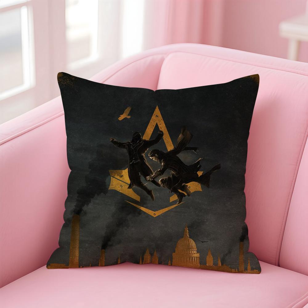 Game A-Assassins CreedS Cushion Cover Home & Car Multi-Scene Pillow Cover - Reversible, Soft & Durable for Daily Use