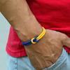 Neues 9-Stile Klassisches Kontrastierendes Konzentrisches Knoten Seil Armband Männer Frauen Distanz Anziehen Magnetischer Verschluss Valentins Armband Joias