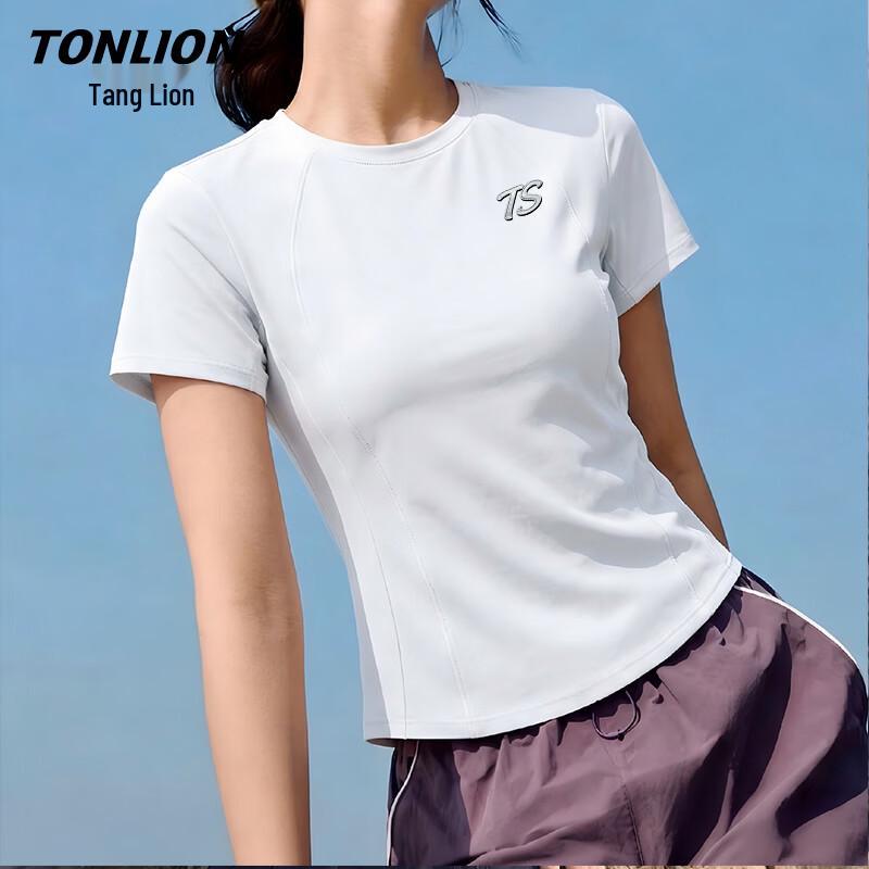 TonLion Women s Cooling Slim Fit Short Sleeve T-Shirt XL