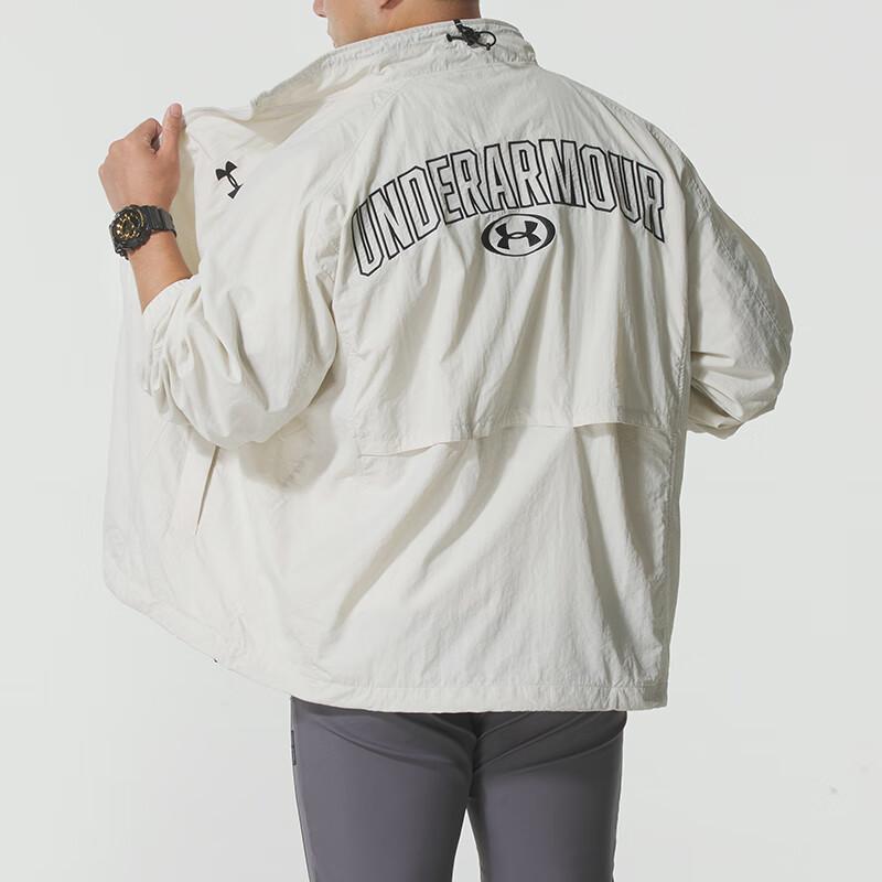 Under Armour Sportstyle FW25 Woven Stand Collar Minimalist Versatile Jacket Men Jacket 6010131-110