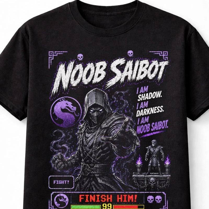 Noob Saibot Mortal Kombat Retro Arcade Fighter Unisex TShirt S