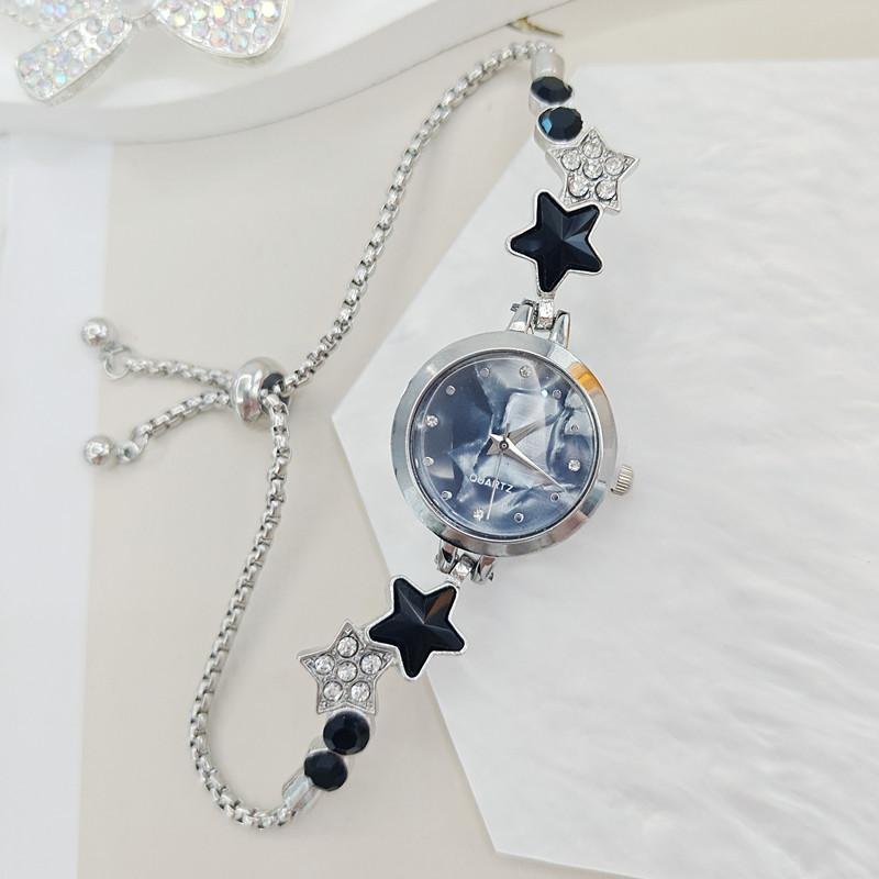 Stjernebesat Dameur Ur Niche Let Luksus Høj Værdi Pige Armbåndsur