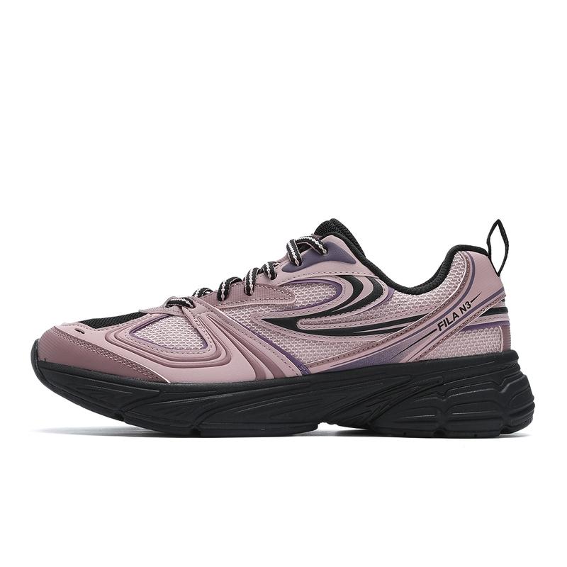 New FILA Low Top Casual Shoes Women's Breeze Purple/Red Brown Rose F12W432112FZN