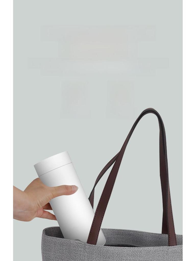 Compact Electric Travel Kettle - Portable Heated Water Cup and Insulated Health Pot