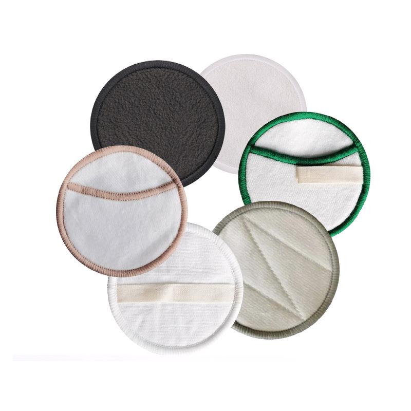 Velvet Bamboo Charcoal Makeup Remover Pads - Soft, Comfortable, Washable & Reusable