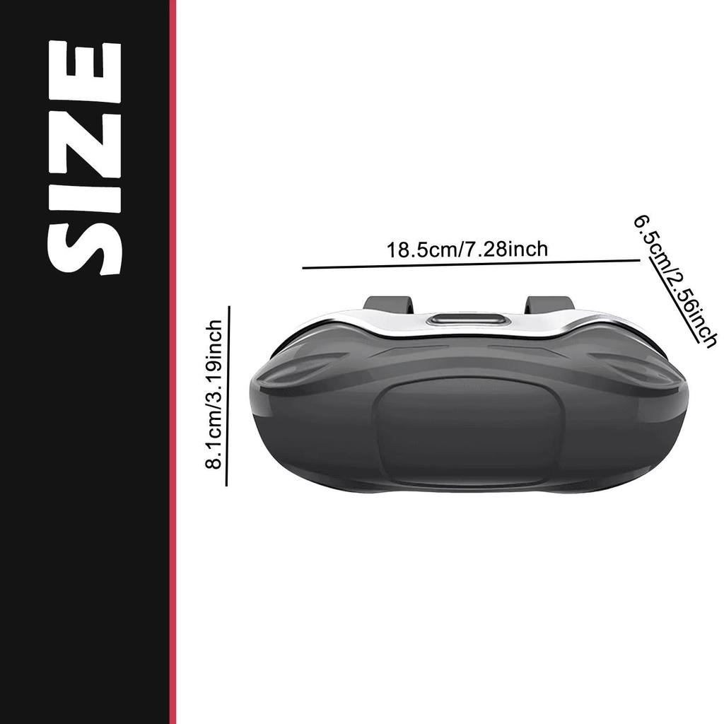 Car Glasses Case Sunglasses Storage Box Car Glasses Box Portable Car Sunglasses Holder Anti-Scratch Auto Visor Eyeglasses Case